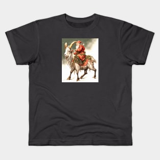 Scandanivian Mythology Julbocken Yule Goat And Tomte Kids T-Shirt